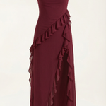 Susan Maxi Dress with Ruffle Details