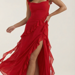 Susan Maxi Dress with Ruffle Details