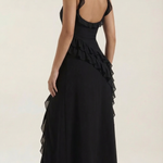 Susan Maxi Dress with Ruffle Details