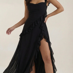 Susan Maxi Dress with Ruffle Details