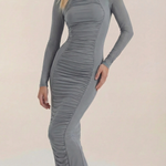 Susanna Maxi Dress with Gathered Details