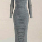 Susanna Maxi Dress with Gathered Details