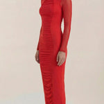 Susanna Maxi Dress with Gathered Details