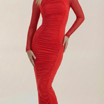 Susanna Maxi Dress with Gathered Details