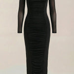 Susanna Maxi Dress with Gathered Details