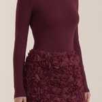 Tonya Floral Textured Mini Dress
