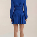 Tricia Mini Dress with V-Neck