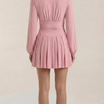 Tricia Mini Dress with V-Neck