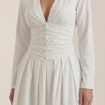 Tricia Mini Dress with V-Neck