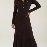 Veronica long knit dress