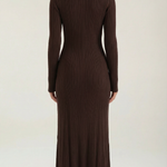 Veronica long knit dress