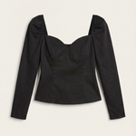 Xenia Blouse with Puff Sleeves