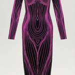Xiomara Long Fitted Dress