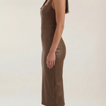 Yvonne faux leather bodycon dress
