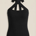 Brianna Halter Top with crisscrossed straps