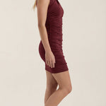 Carmela Mini Dress with Gathered Details