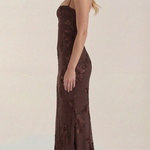 Chantal Floral Maxi Dress with Corset