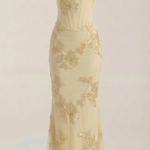 Chantal Floral Maxi Dress with Corset