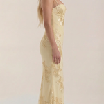 Chantal Floral Maxi Dress with Corset