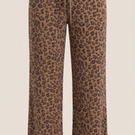 Cleo Animal Print Wide Leg Trousers