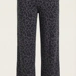 Cleo Animal Print Wide Leg Trousers