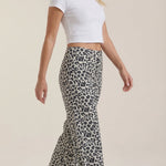 Cleo Animal Print Wide Leg Trousers