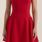Dixie Pleated Short Dress
