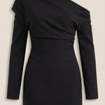 Doreen One-Shoulder Short Dress