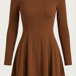 Ebony Long Sleeve Short Dress