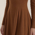Ebony Long Sleeve Short Dress
