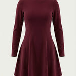 Ebony Long Sleeve Short Dress