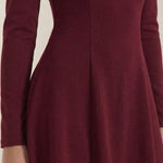 Ebony Long Sleeve Short Dress