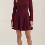 Ebony Long Sleeve Short Dress