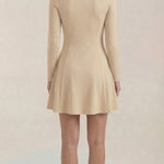 Ebony Long Sleeve Short Dress