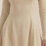 Ebony Long Sleeve Short Dress