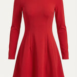 Ebony Long Sleeve Short Dress