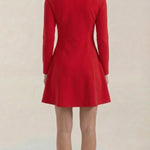 Ebony Long Sleeve Short Dress