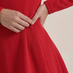 Ebony Long Sleeve Short Dress