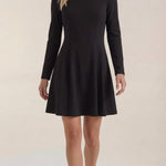 Ebony Long Sleeve Short Dress