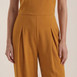 Eliza Strapless Jumpsuit with Wide Leg