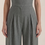 Eliza Strapless Jumpsuit with Wide Leg