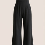 Eliza Strapless Jumpsuit with Wide Leg