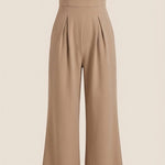 Eliza Strapless Jumpsuit with Wide Leg