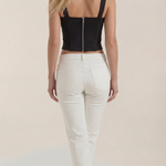 Eloise corset-style sleeveless top
