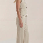 Ginger Color Vest and Pants Set