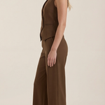 Ginger Color Vest and Pants Set