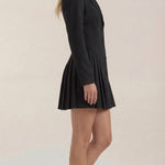 Glenda-Minikleid pleated blazer
