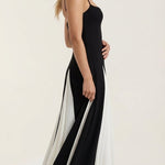 Godet Pleated Midi Dress Goldie