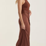 Hester Maxi Dress with High Neck