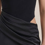 Hester Maxi Dress with High Neck